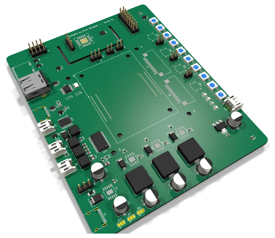 HomeDeck CM4 carrier board, populated