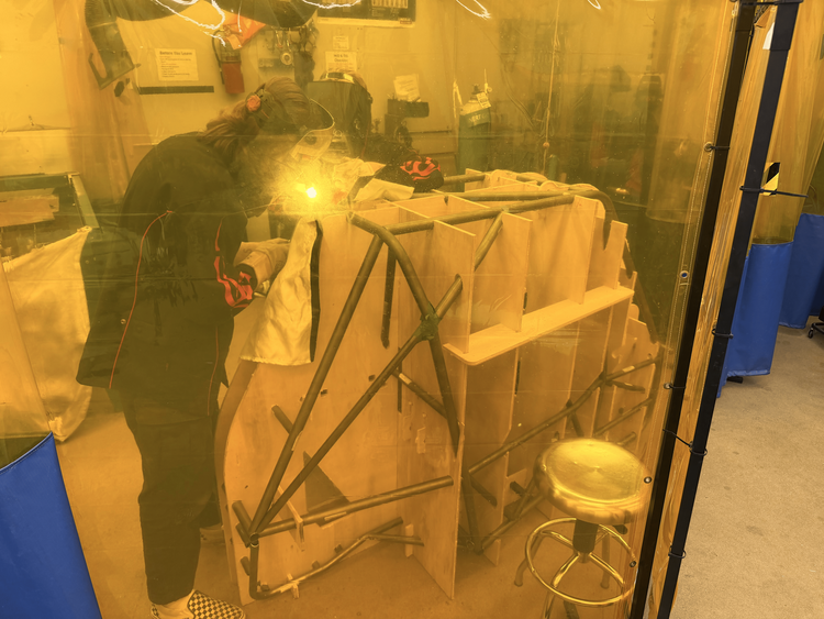 TIG Welding Chassis Joints