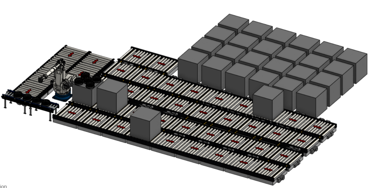 Automated Wheel Loading System CAD Design