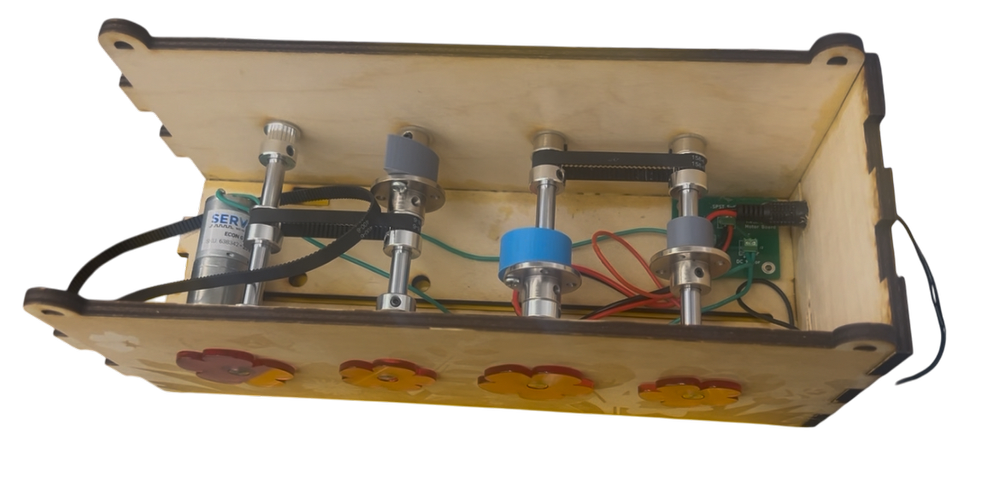 Motor Mounting with Adjustable Belt Tension
